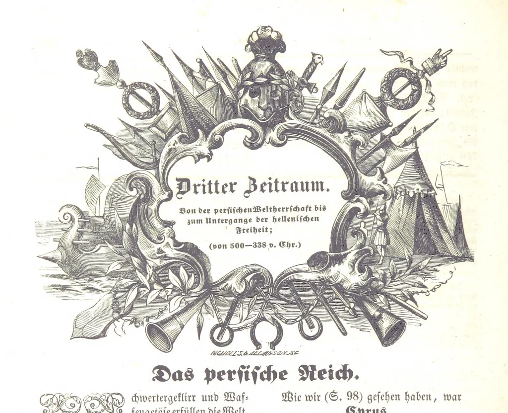 An illustration from Illustrirte Weltgeschichte: ein Buch für's Volk ... Mit Tabellen und Karten, 1844, leaf 180