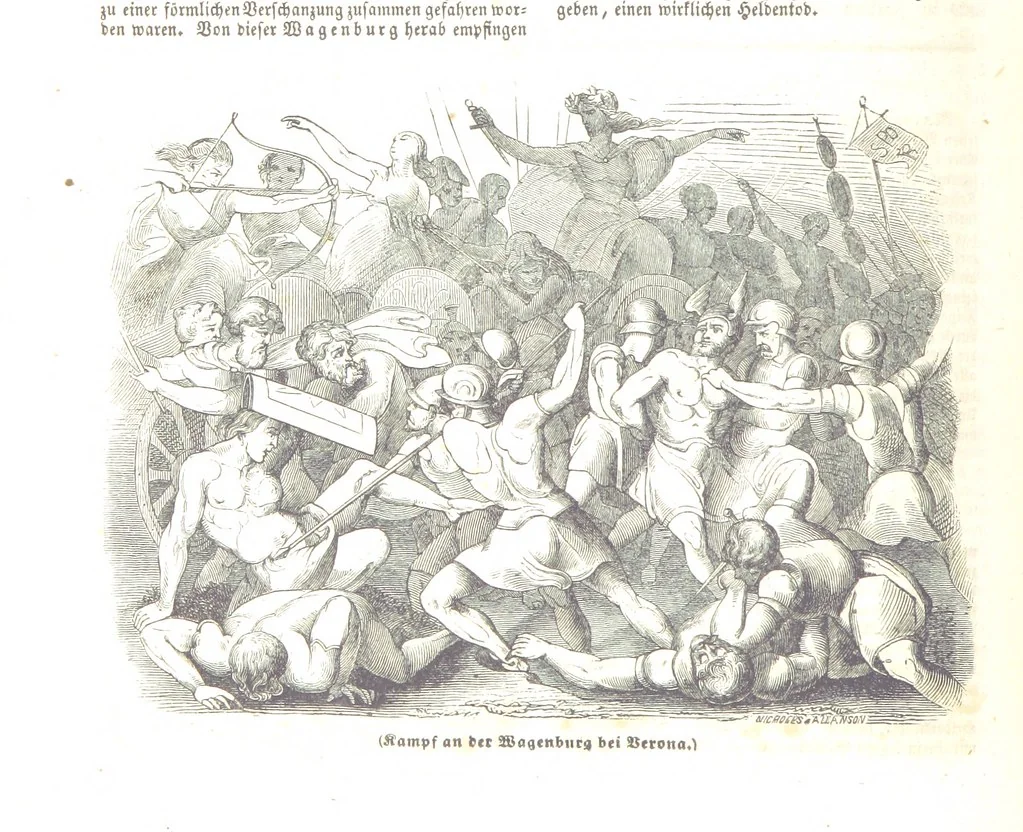 An illustration from Illustrirte Weltgeschichte: ein Buch für's Volk ... Mit Tabellen und Karten, 1844, leaf 556
