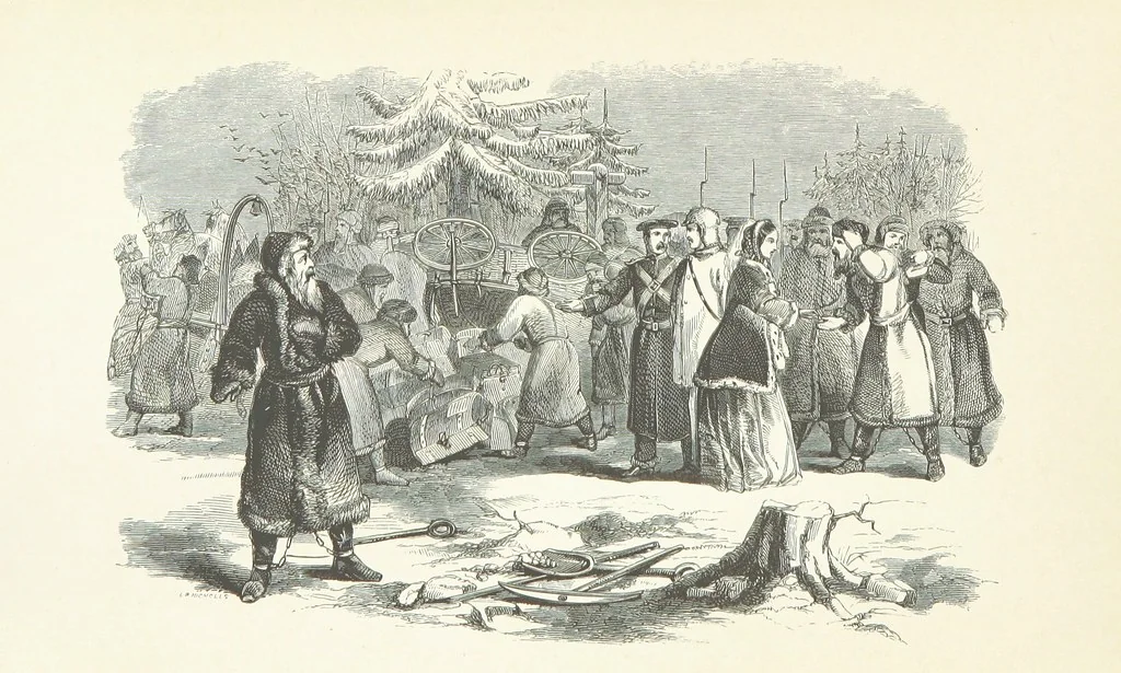 An illustration from Helen and Olga. A Russian tale. By the author of “Mary Powell” [Miss A. Manning, 1857, leaf 10