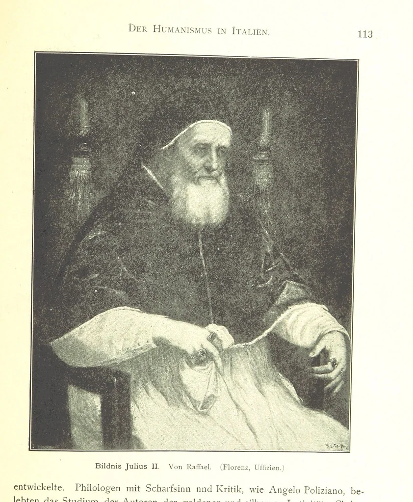 An illustration from Kulturgeschichte ... Vierte Auflage. Neu bearbeitet von M. von Brandt [and others], etc, 1896, leaf 123