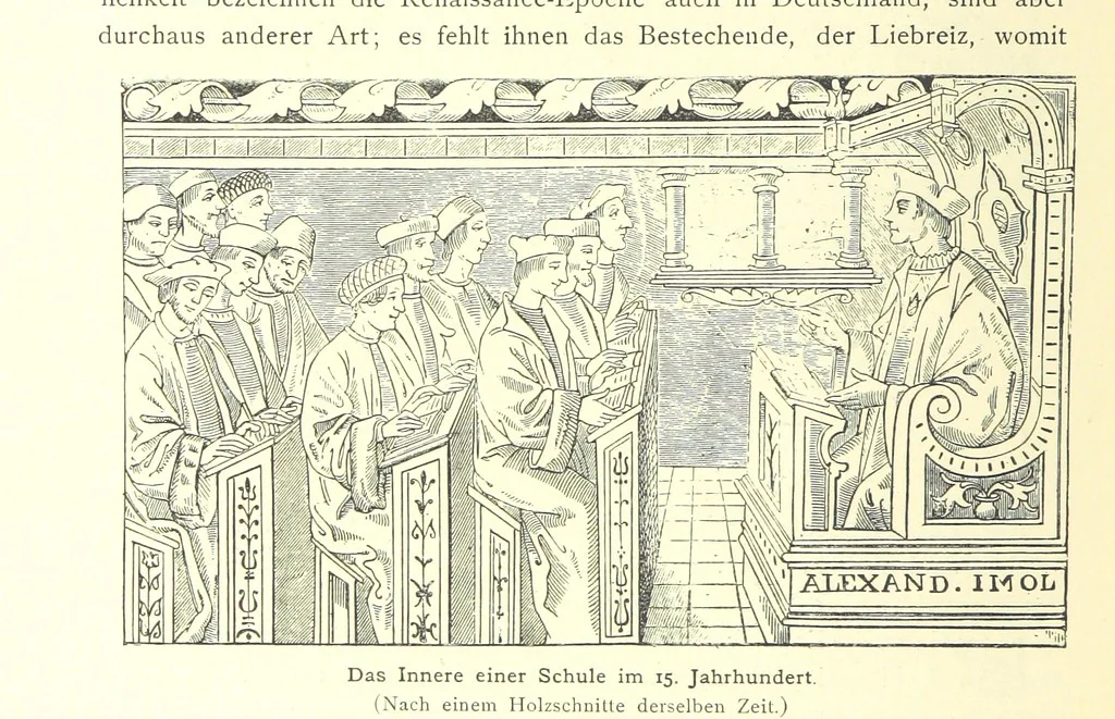 An illustration from Kulturgeschichte ... Vierte Auflage. Neu bearbeitet von M. von Brandt [and others], etc, 1896, leaf 126
