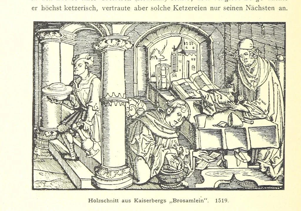 An illustration from Kulturgeschichte ... Vierte Auflage. Neu bearbeitet von M. von Brandt [and others], etc, 1896, leaf 134