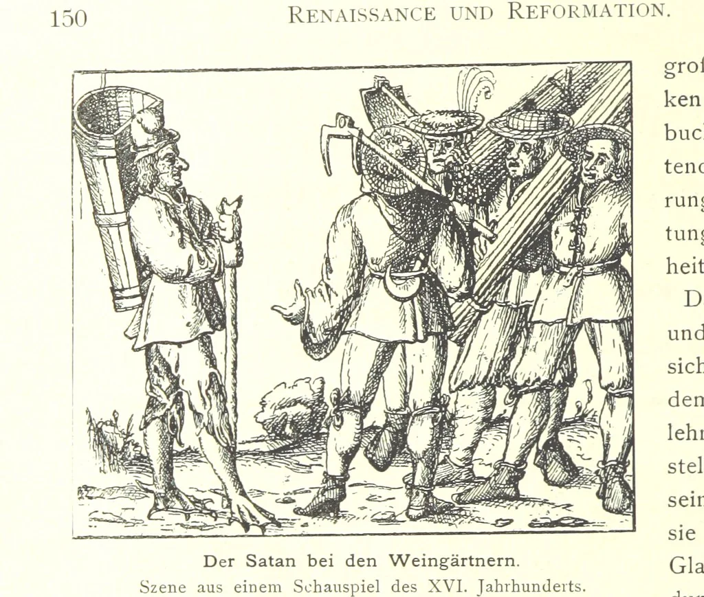 An illustration from Kulturgeschichte ... Vierte Auflage. Neu bearbeitet von M. von Brandt [and others], etc, 1896, leaf 160