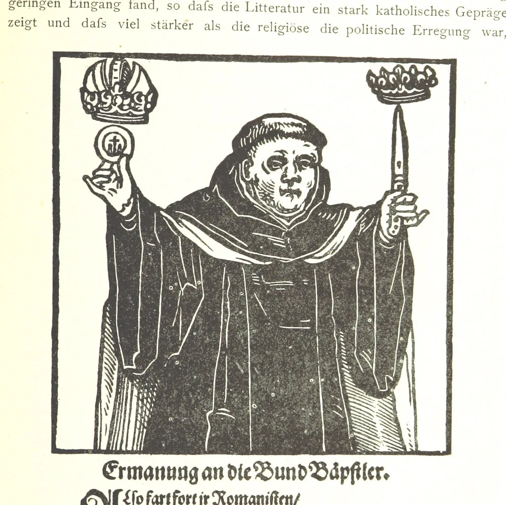 An illustration from Kulturgeschichte ... Vierte Auflage. Neu bearbeitet von M. von Brandt [and others], etc, 1896, leaf 163