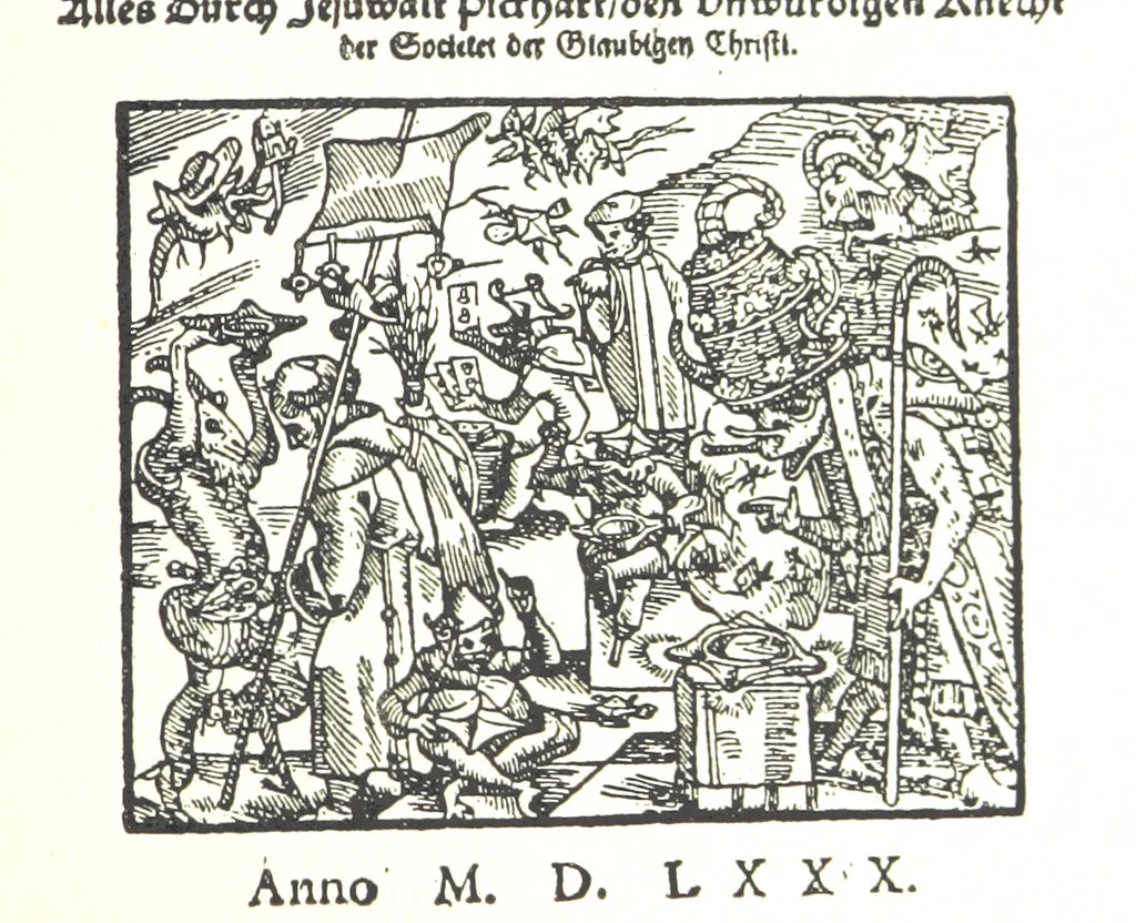 An illustration from Kulturgeschichte ... Vierte Auflage. Neu bearbeitet von M. von Brandt [and others], etc, 1896, leaf 165