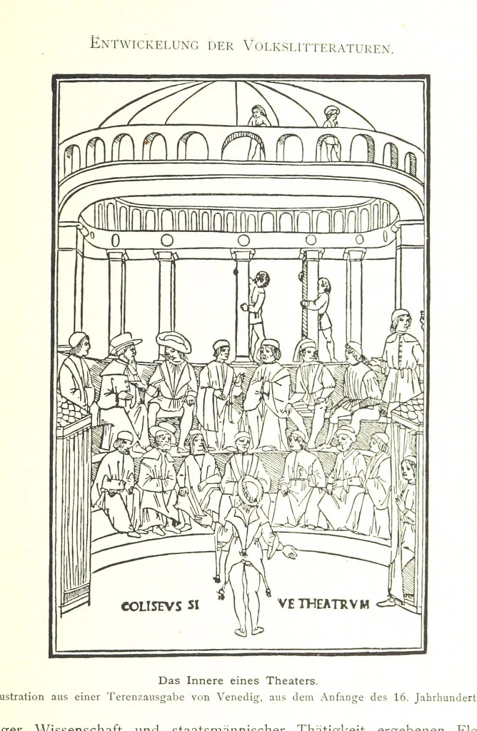 An illustration from Kulturgeschichte ... Vierte Auflage. Neu bearbeitet von M. von Brandt [and others], etc, 1896, leaf 173