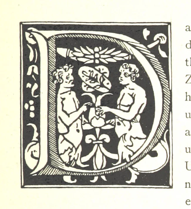 An illustration from Kulturgeschichte ... Vierte Auflage. Neu bearbeitet von M. von Brandt [and others], etc, 1896, leaf 187