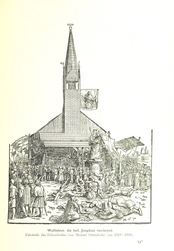An illustration from Kulturgeschichte ... Vierte Auflage. Neu bearbeitet von M. von Brandt [and others], etc, 1896, leaf 189
