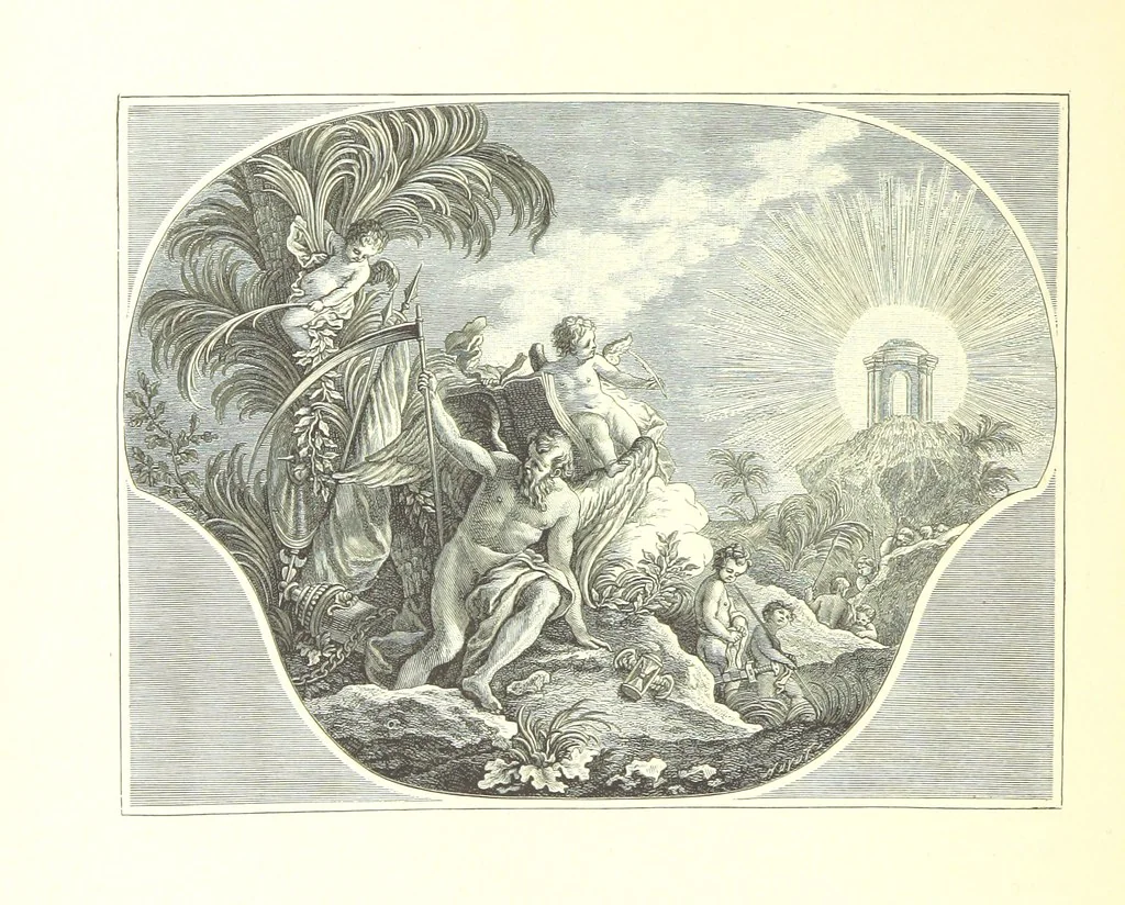 An illustration from Kulturgeschichte ... Vierte Auflage. Neu bearbeitet von M. von Brandt [and others], etc, 1896, leaf 228