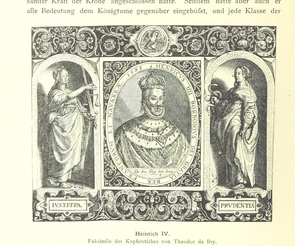 An illustration from Kulturgeschichte ... Vierte Auflage. Neu bearbeitet von M. von Brandt [and others], etc, 1896, leaf 232