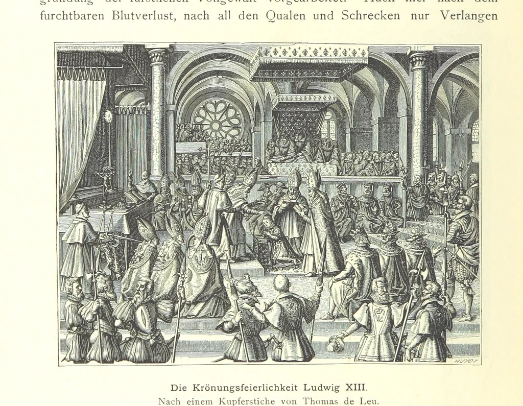 An illustration from Kulturgeschichte ... Vierte Auflage. Neu bearbeitet von M. von Brandt [and others], etc, 1896, leaf 234