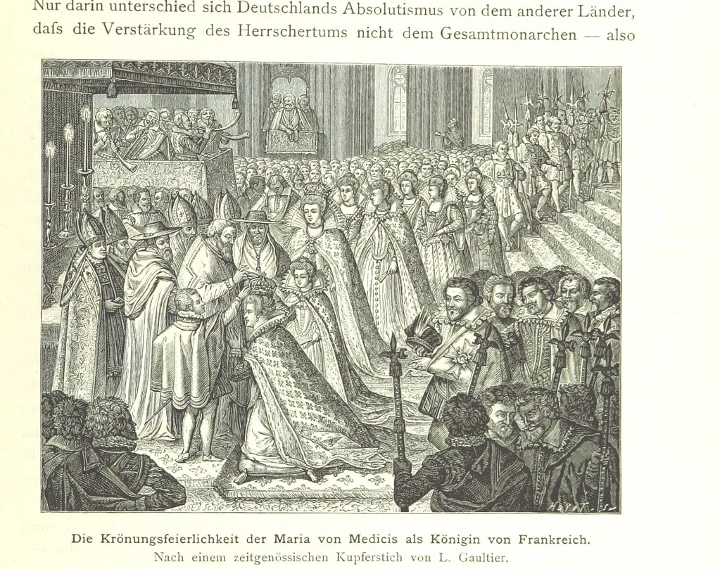 An illustration from Kulturgeschichte ... Vierte Auflage. Neu bearbeitet von M. von Brandt [and others], etc, 1896, leaf 235