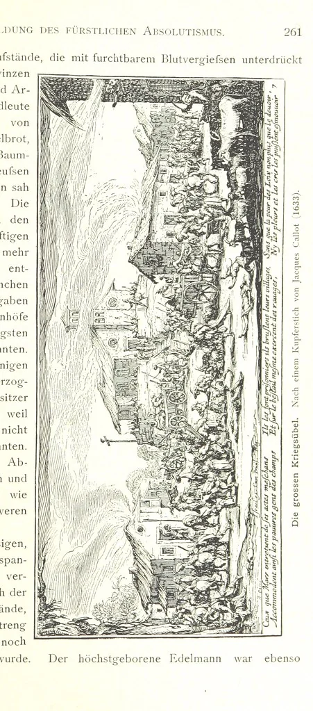An illustration from Kulturgeschichte ... Vierte Auflage. Neu bearbeitet von M. von Brandt [and others], etc, 1896, leaf 271