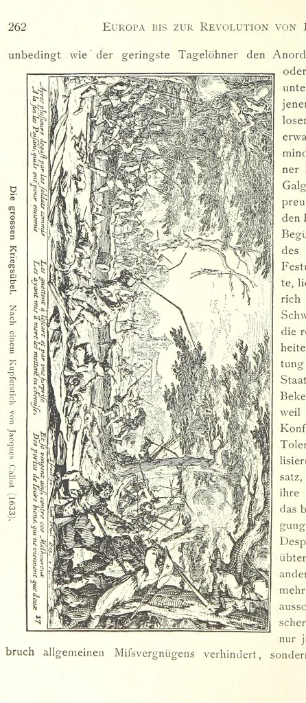 An illustration from Kulturgeschichte ... Vierte Auflage. Neu bearbeitet von M. von Brandt [and others], etc, 1896, leaf 272