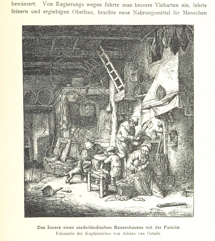 An illustration from Kulturgeschichte ... Vierte Auflage. Neu bearbeitet von M. von Brandt [and others], etc, 1896, leaf 297