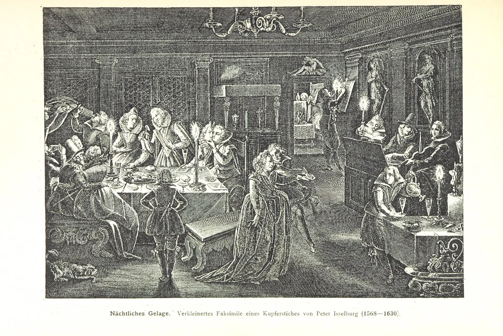 An illustration from Kulturgeschichte ... Vierte Auflage. Neu bearbeitet von M. von Brandt [and others], etc, 1896, leaf 313