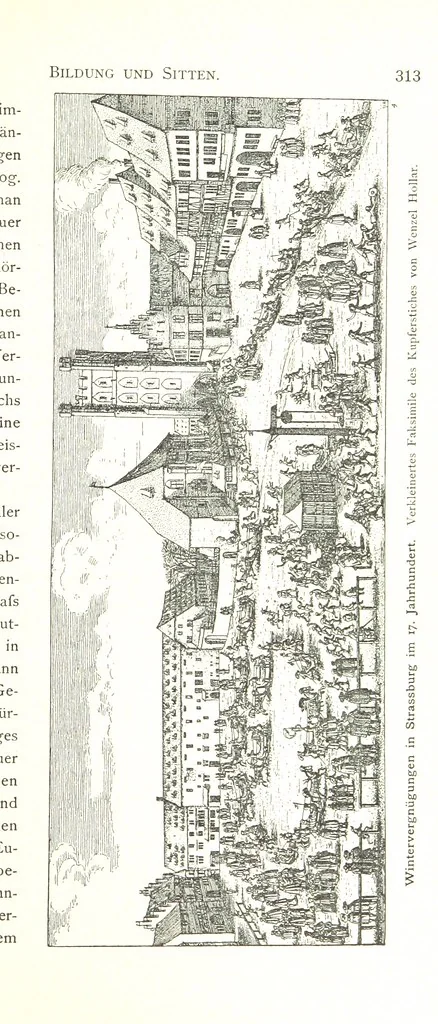 An illustration from Kulturgeschichte ... Vierte Auflage. Neu bearbeitet von M. von Brandt [and others], etc, 1896, leaf 323