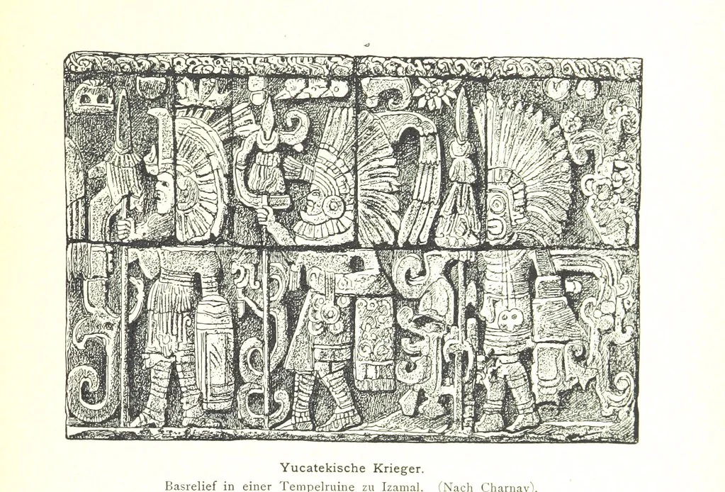 An illustration from Kulturgeschichte ... Vierte Auflage. Neu bearbeitet von M. von Brandt [and others], etc, 1896, leaf 35