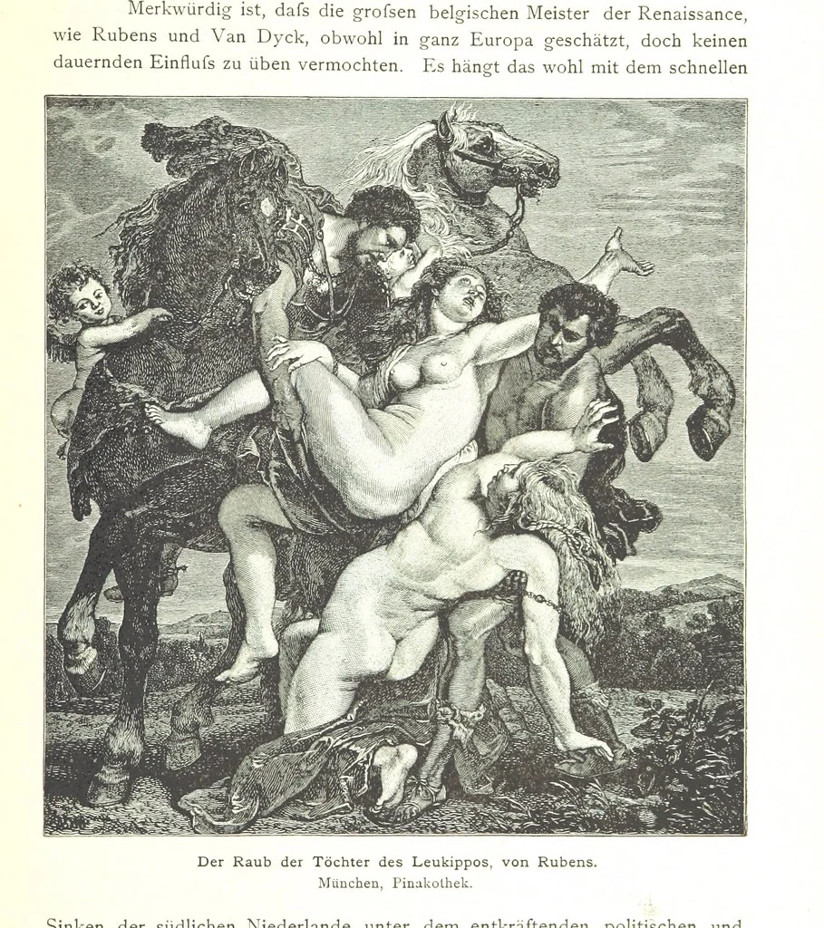 An illustration from Kulturgeschichte ... Vierte Auflage. Neu bearbeitet von M. von Brandt [and others], etc, 1896, leaf 381