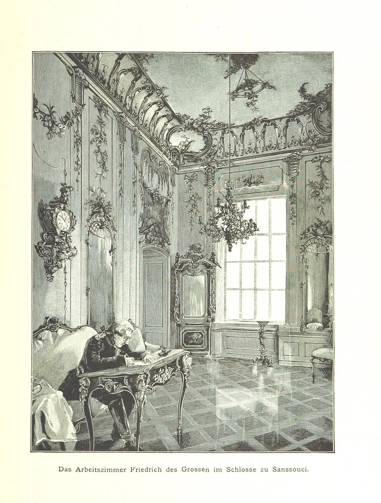 An illustration from Kulturgeschichte ... Vierte Auflage. Neu bearbeitet von M. von Brandt [and others], etc, 1896, leaf 403