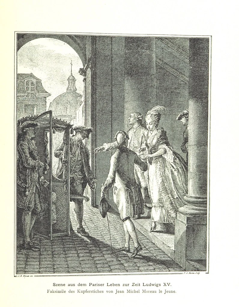 An illustration from Kulturgeschichte ... Vierte Auflage. Neu bearbeitet von M. von Brandt [and others], etc, 1896, leaf 423