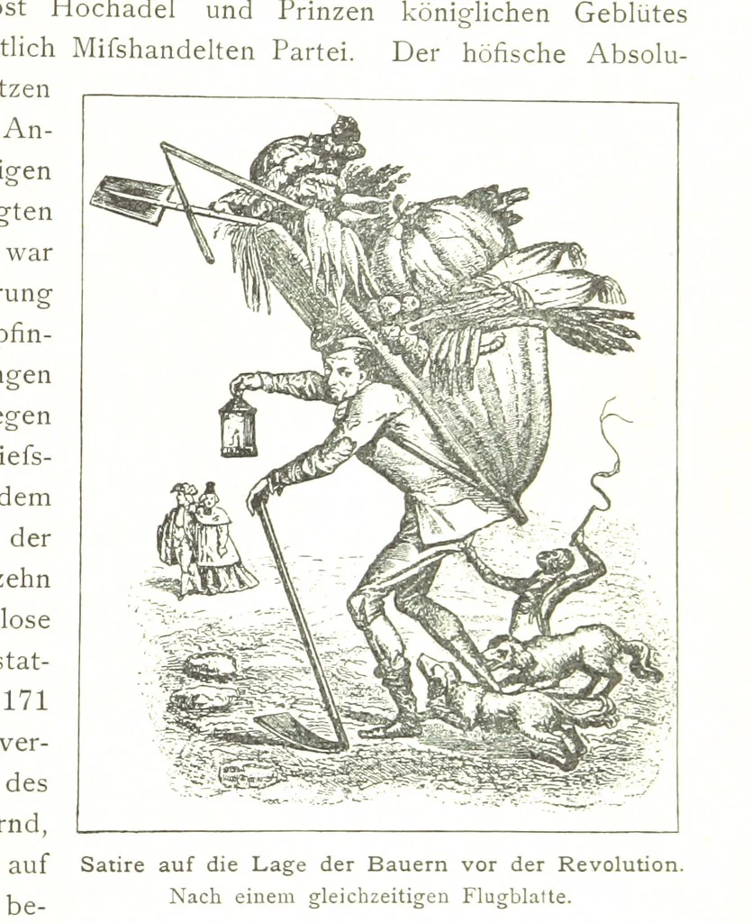 An illustration from Kulturgeschichte ... Vierte Auflage. Neu bearbeitet von M. von Brandt [and others], etc, 1896, leaf 429
