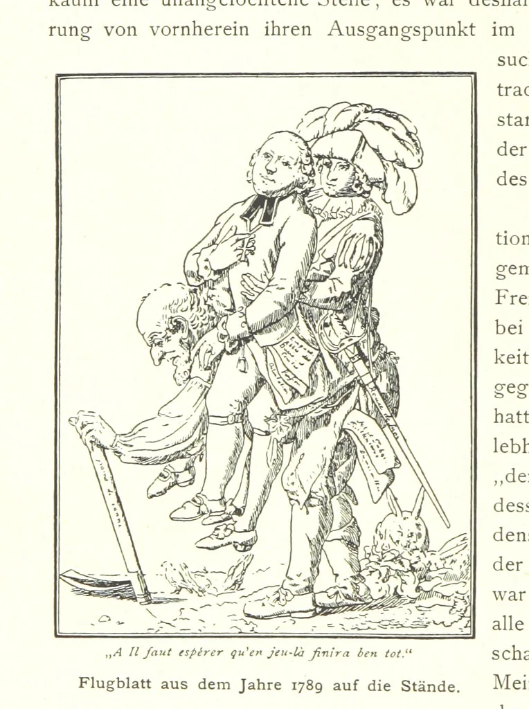 An illustration from Kulturgeschichte ... Vierte Auflage. Neu bearbeitet von M. von Brandt [and others], etc, 1896, leaf 430