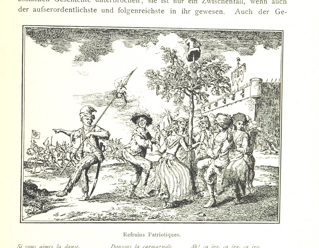 An illustration from Kulturgeschichte ... Vierte Auflage. Neu bearbeitet von M. von Brandt [and others], etc, 1896, leaf 439