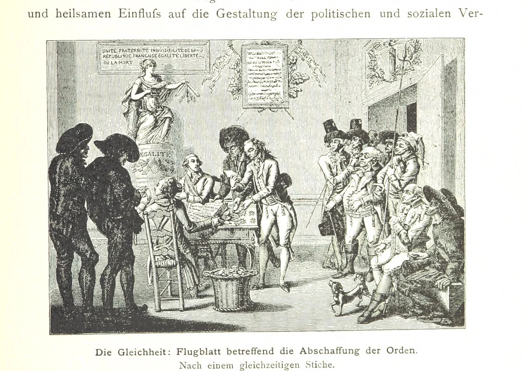 An illustration from Kulturgeschichte ... Vierte Auflage. Neu bearbeitet von M. von Brandt [and others], etc, 1896, leaf 441