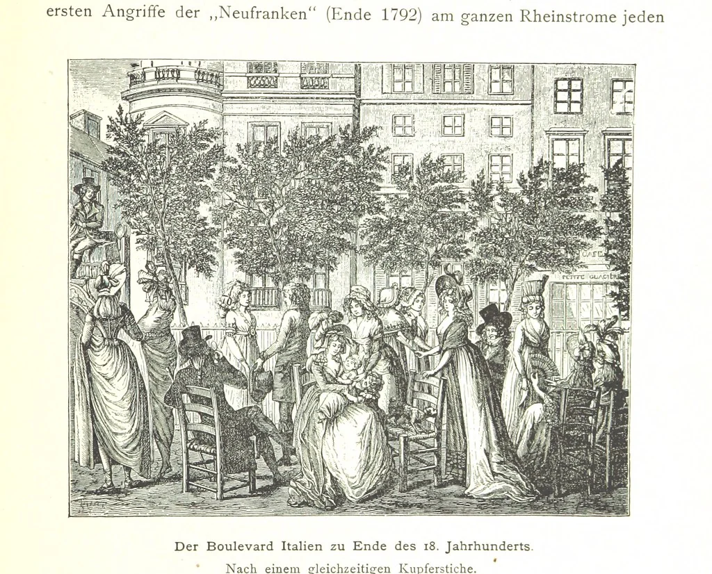 An illustration from Kulturgeschichte ... Vierte Auflage. Neu bearbeitet von M. von Brandt [and others], etc, 1896, leaf 447