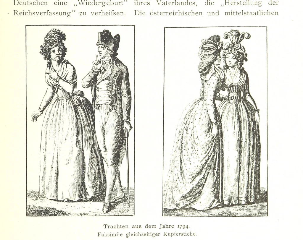 An illustration from Kulturgeschichte ... Vierte Auflage. Neu bearbeitet von M. von Brandt [and others], etc, 1896, leaf 455