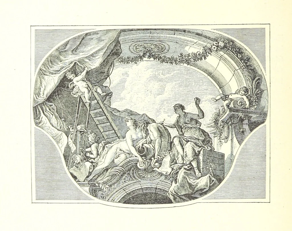 An illustration from Kulturgeschichte ... Vierte Auflage. Neu bearbeitet von M. von Brandt [and others], etc, 1896, leaf 458