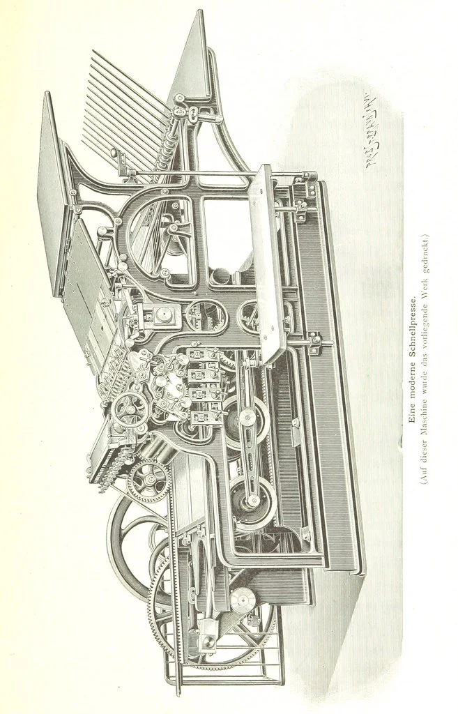 An illustration from Kulturgeschichte ... Vierte Auflage. Neu bearbeitet von M. von Brandt [and others], etc, 1896, leaf 489
