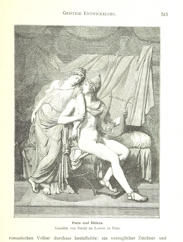 An illustration from Kulturgeschichte ... Vierte Auflage. Neu bearbeitet von M. von Brandt [and others], etc, 1896, leaf 525