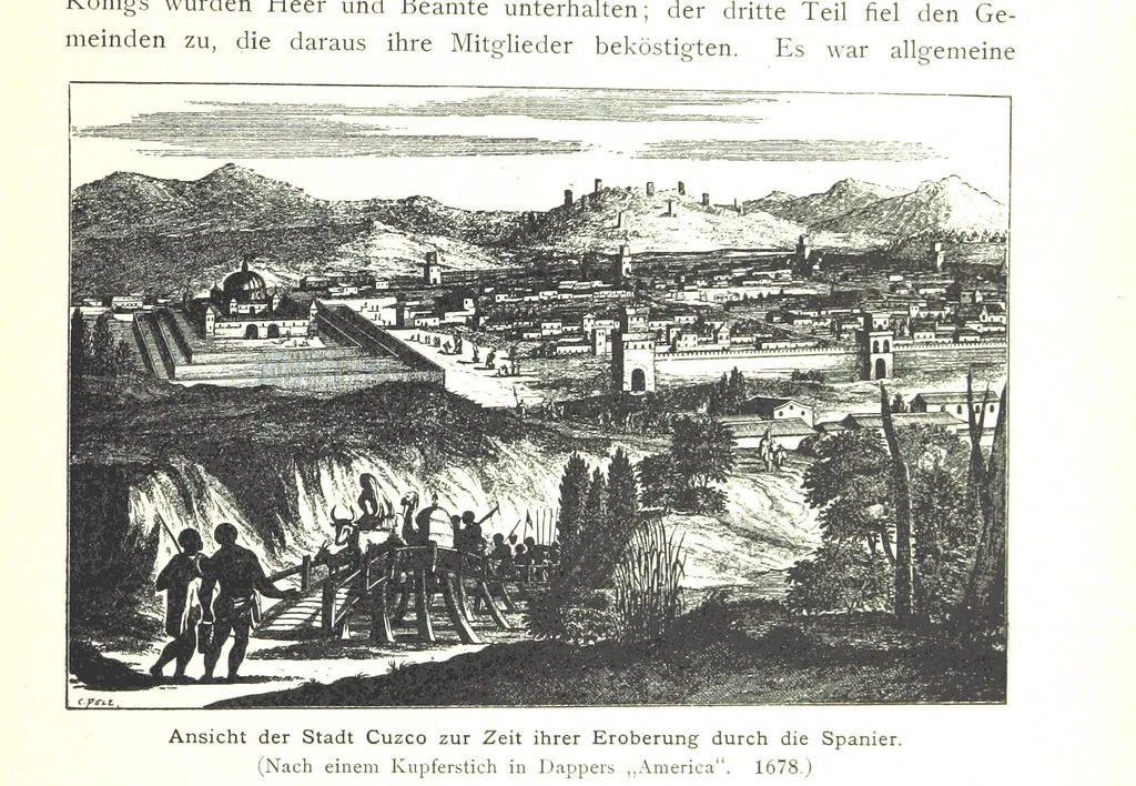 An illustration from Kulturgeschichte ... Vierte Auflage. Neu bearbeitet von M. von Brandt [and others], etc, 1896, leaf 65