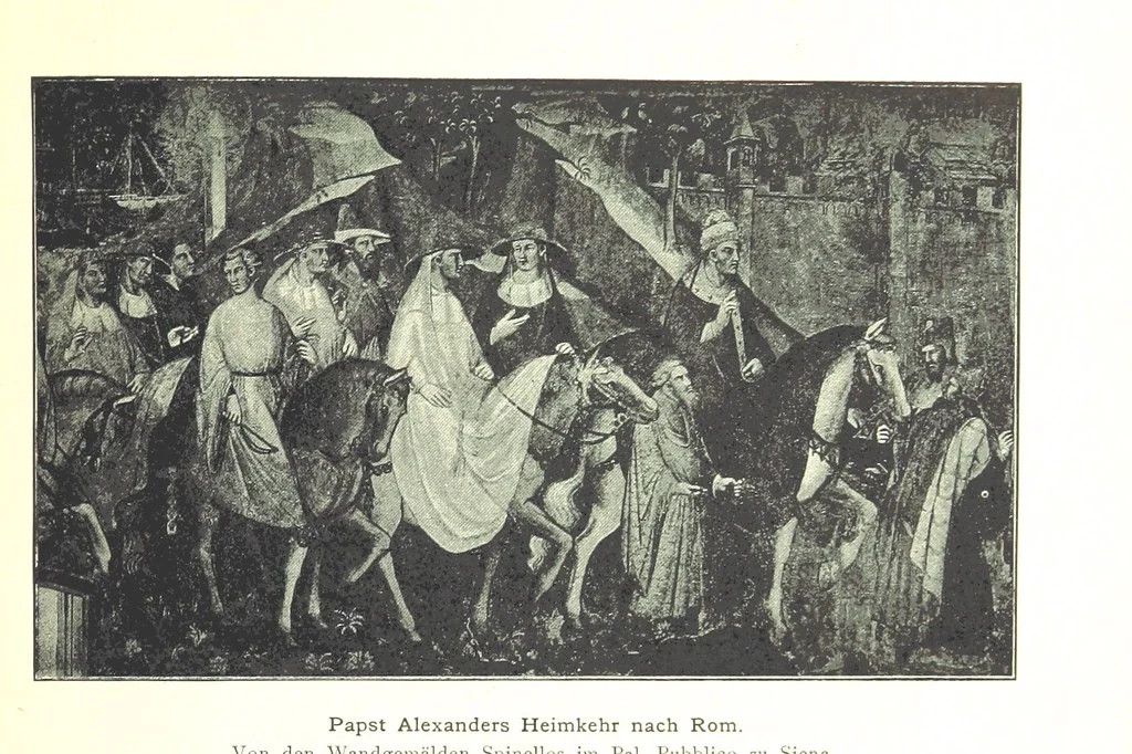 An illustration from Kulturgeschichte ... Vierte Auflage. Neu bearbeitet von M. von Brandt [and others], etc, 1896, leaf 95