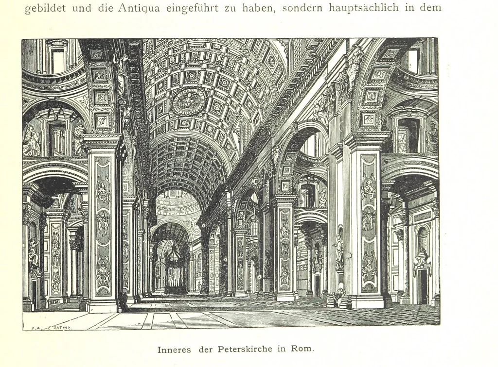 An illustration from Kulturgeschichte ... Vierte Auflage. Neu bearbeitet von M. von Brandt [and others], etc, 1896, leaf 97