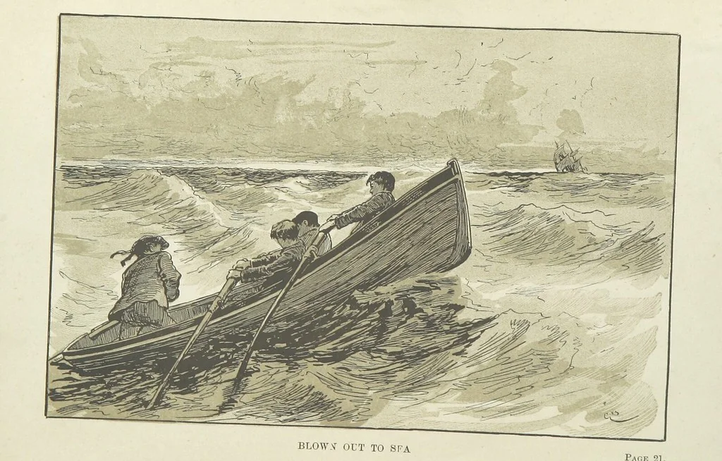 An illustration from By Sheer Pluck: a tale of the Ashanti War, etc, 1884, leaf 27