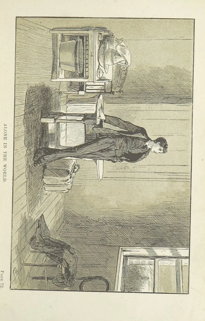 An illustration from By Sheer Pluck: a tale of the Ashanti War, etc, 1884, leaf 81