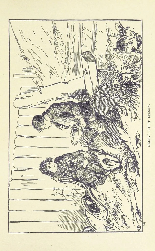 An illustration from Facing Death: or, the Hero of the Vaughan Pit. A tale of the coal mines, 1897, leaf 79