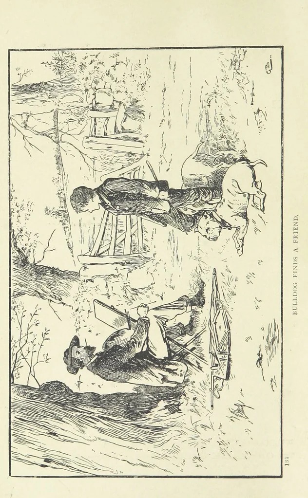 An illustration from Facing Death: or, the Hero of the Vaughan Pit. A tale of the coal mines, 1897, leaf 8