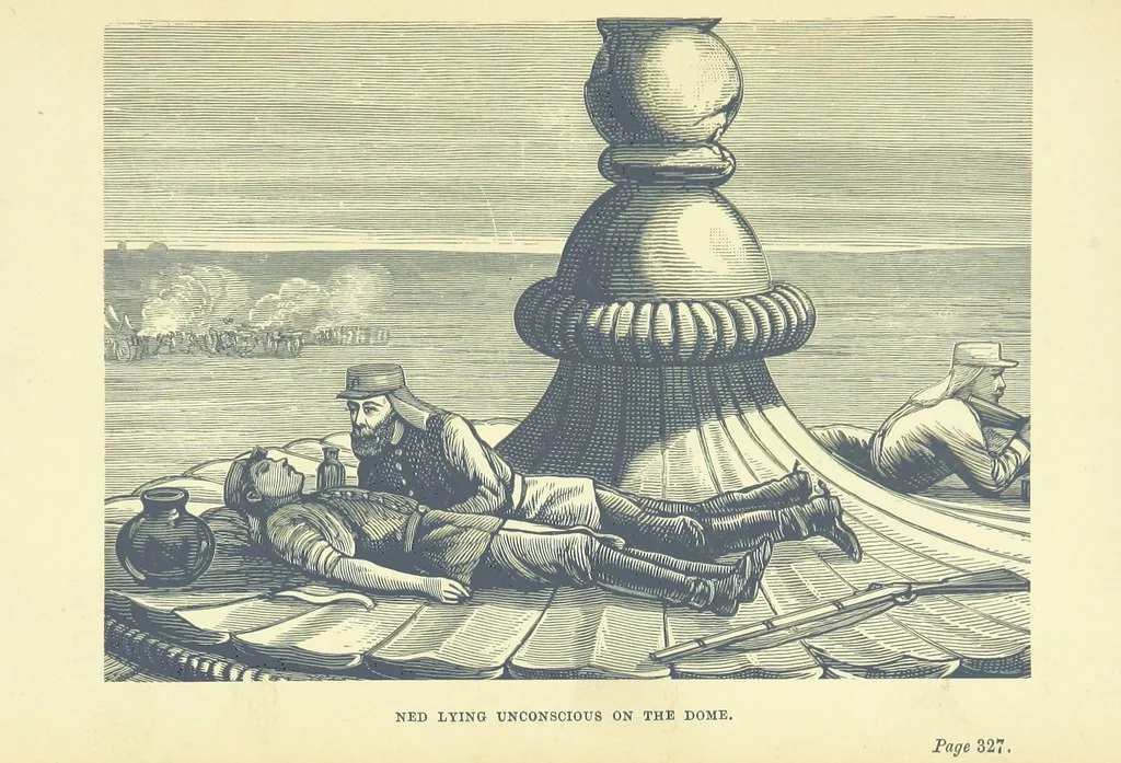 An illustration from In Times of Peril. A tale of India ... With ... illustrations, 1883, leaf 369
