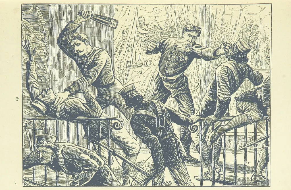An illustration from In Times of Peril. A tale of India ... With ... illustrations, 1883, leaf 81