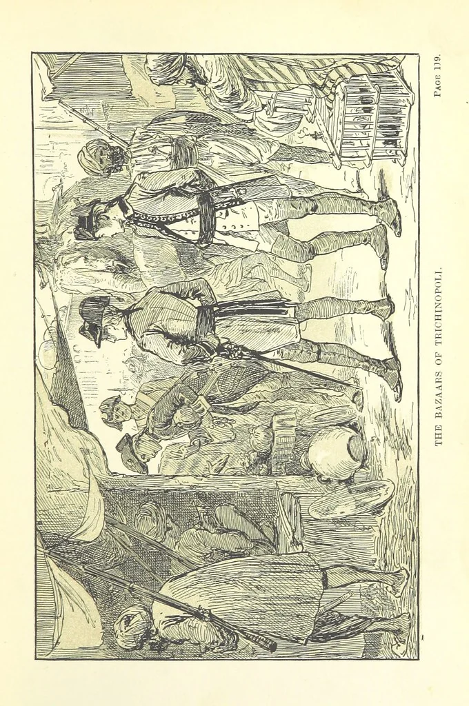 An illustration from With Clive in India: or the Beginnings of an Empire, etc, 1884, leaf 131