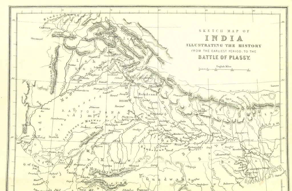 An illustration from With Clive in India: or the Beginnings of an Empire, etc, 1884, leaf 14