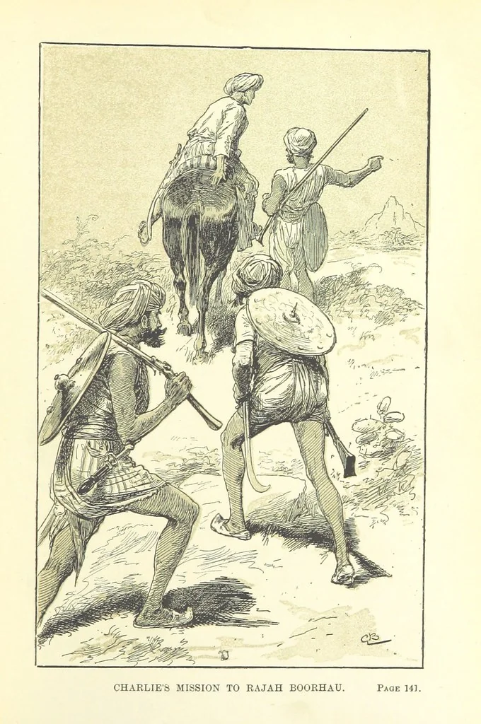 An illustration from With Clive in India: or the Beginnings of an Empire, etc, 1884, leaf 155