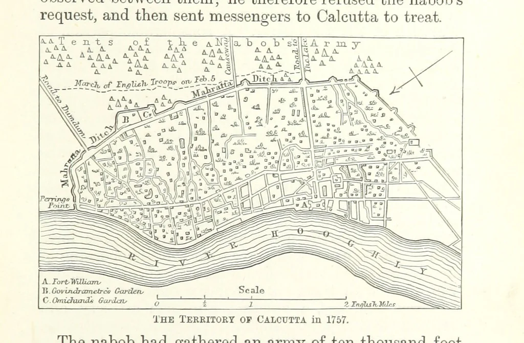 An illustration from With Clive in India: or the Beginnings of an Empire, etc, 1884, leaf 293