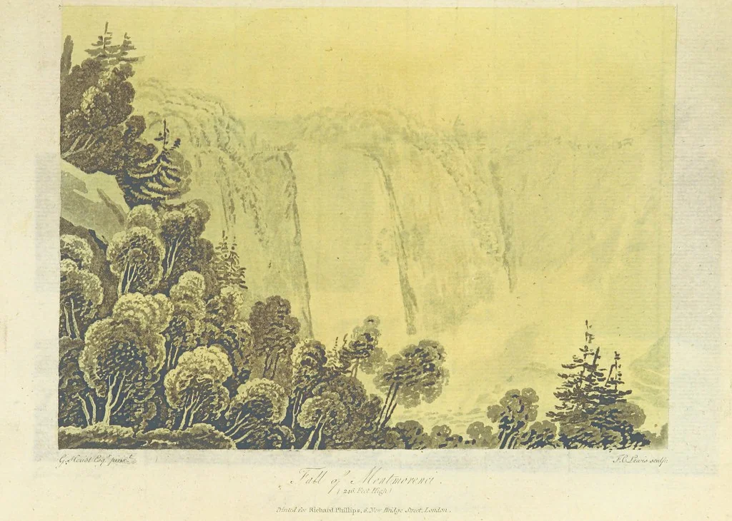 An illustration from Travels through the Canadas, ... to which is subjoined a comparative view of the manners and customs of several of the Indian nations of North and South America, etc, 1807, leaf 111