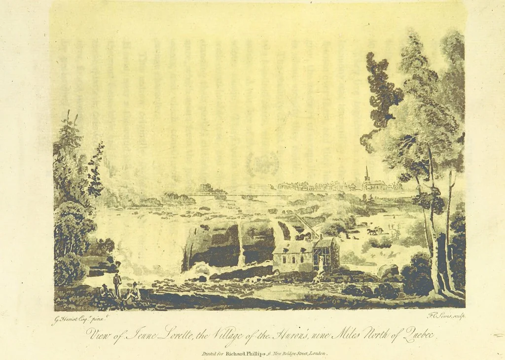 An illustration from Travels through the Canadas, ... to which is subjoined a comparative view of the manners and customs of several of the Indian nations of North and South America, etc, 1807, leaf 119