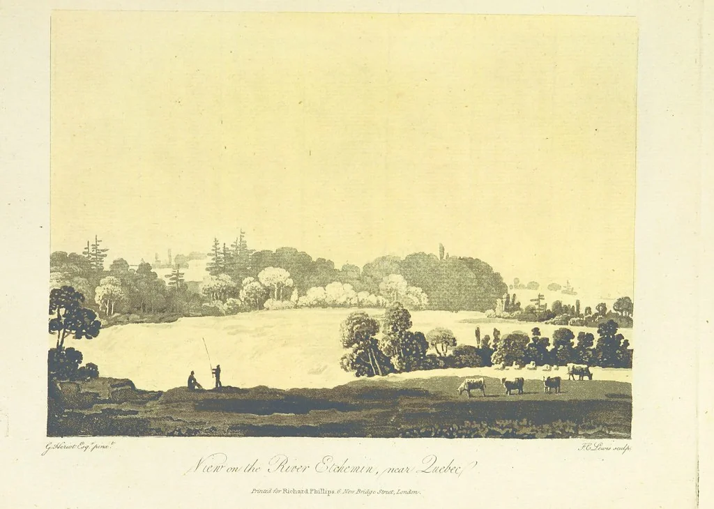 An illustration from Travels through the Canadas, ... to which is subjoined a comparative view of the manners and customs of several of the Indian nations of North and South America, etc, 1807, leaf 151
